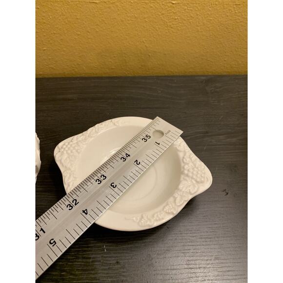 Vintage Lefton China 3D Floral Pitcher Basin Bisque Mini Porcelain 3.0” Japan‎ - Picture 10 of 10